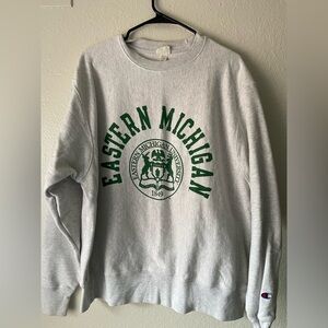 Eastern Michigan University crew neck sweater
